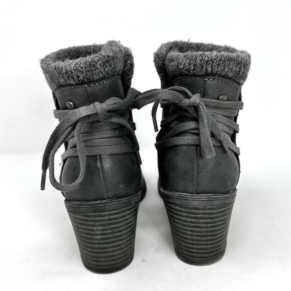 Roxy Dakota Heeled Ankle Booties Dark Gray - Picture 9 of 14